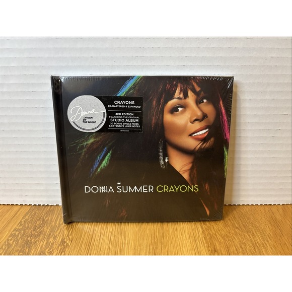 Crayons [Deluxe Edition] by Donna Summer (CD 2016) 3CD SEALED NEW Hype Sticker